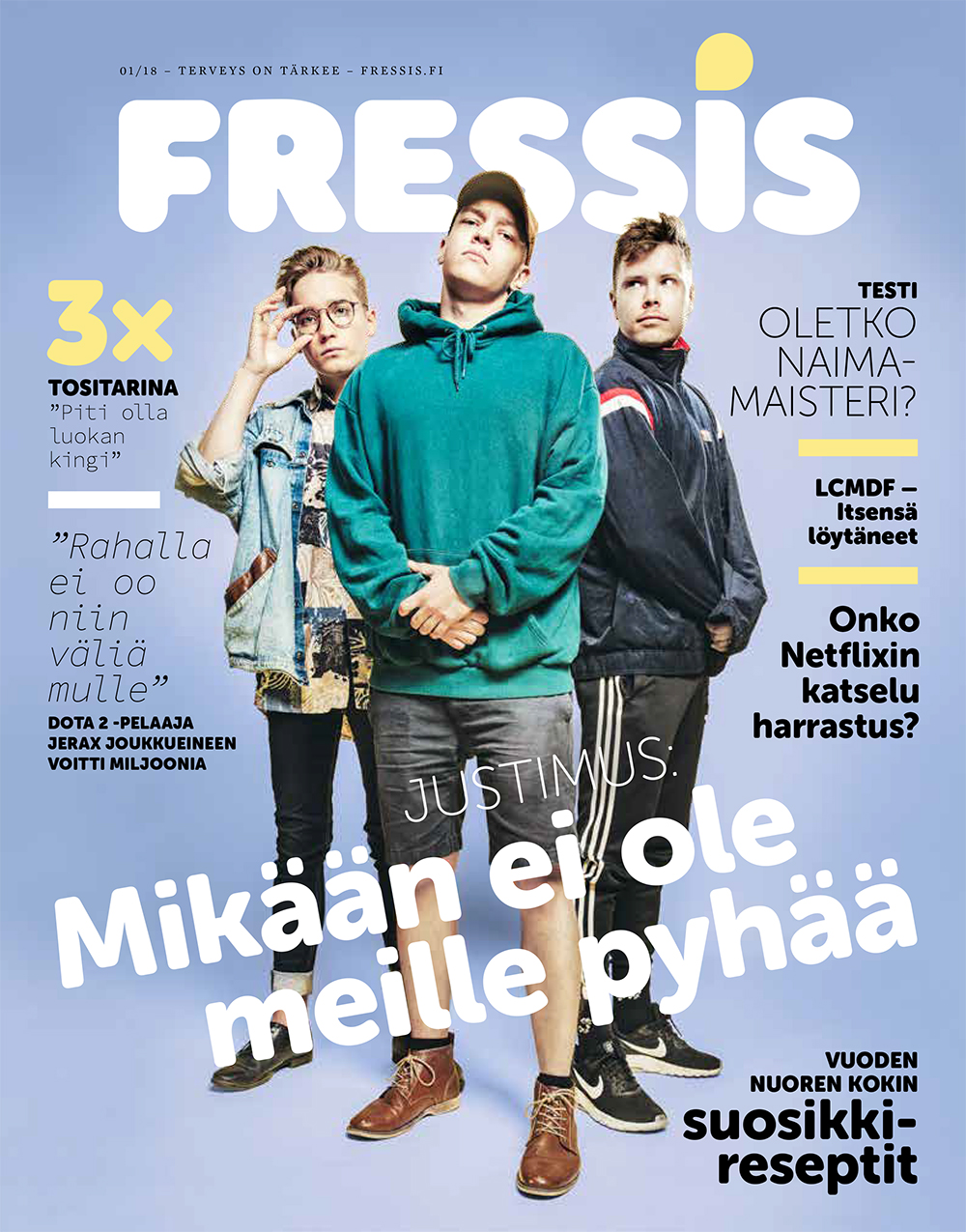 Fressis-lehden vuoden 2018 numeron kansikuva